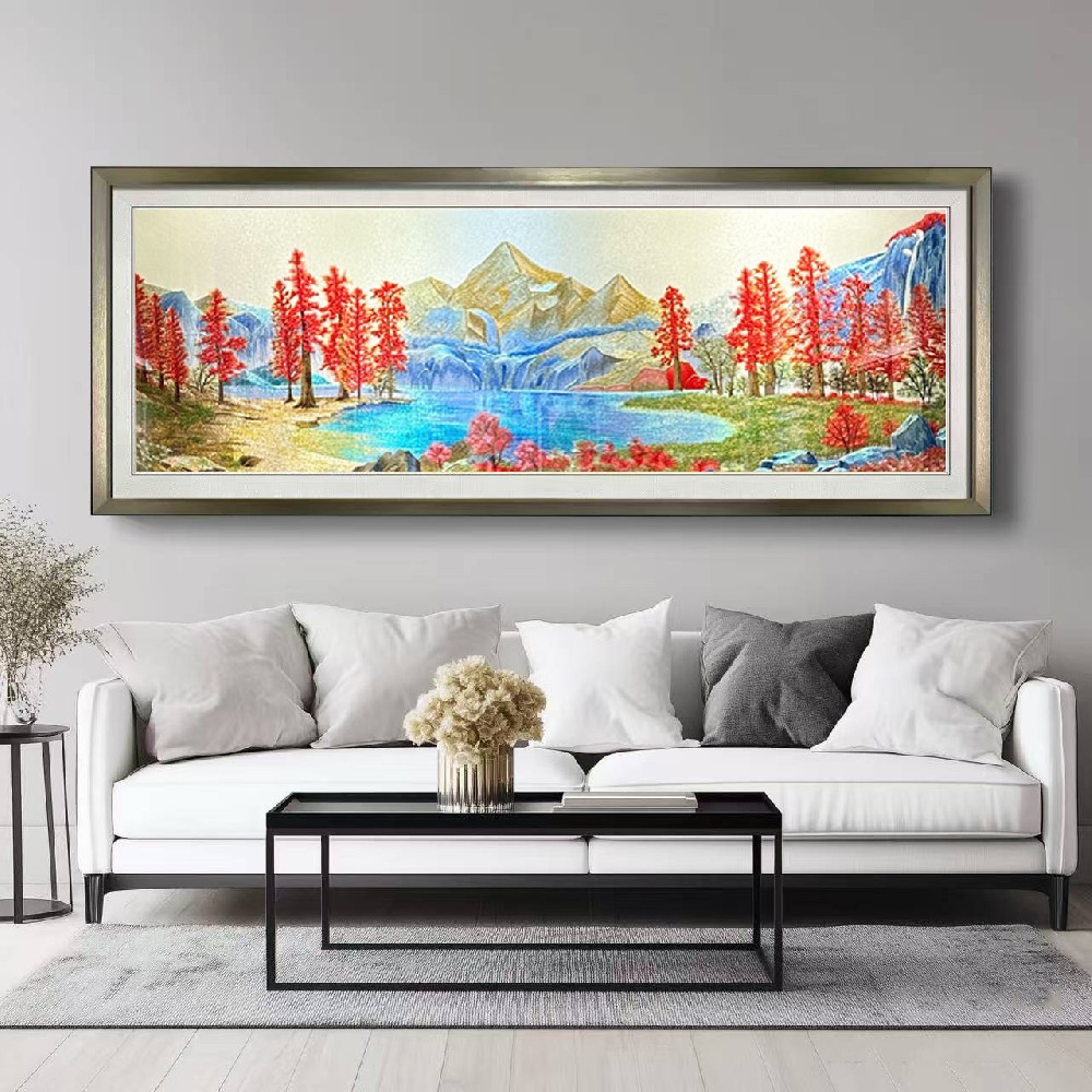 织锦绣装饰画