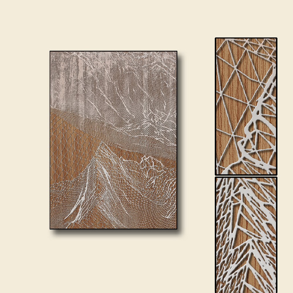 艺术肌理画一版