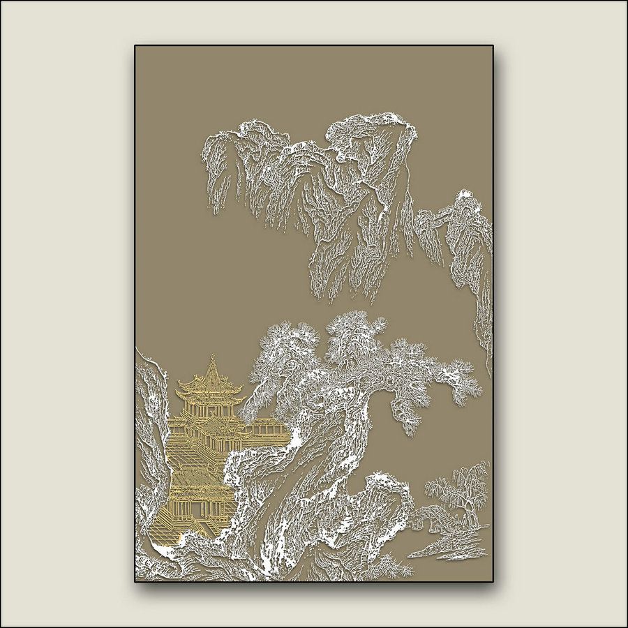 艺术肌理画六版