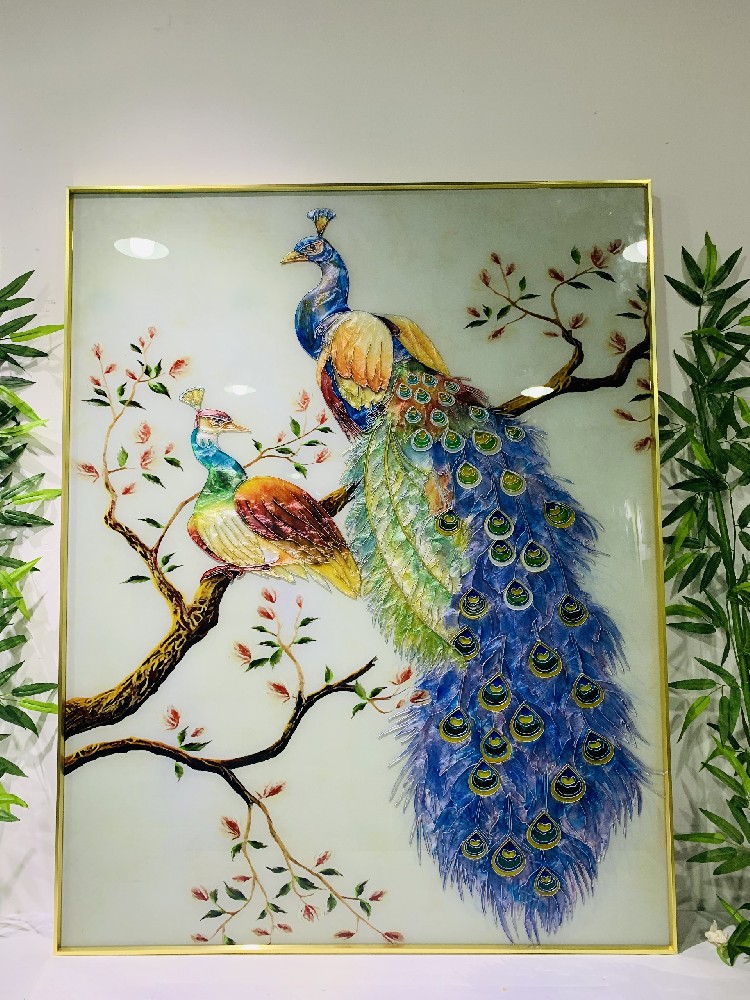 珐琅彩艺术挂画